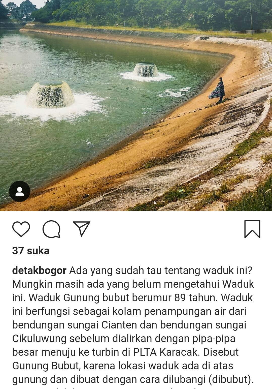 Mengintip Eksotisme Waduk Tua Yang Tersembunyi Di Bogor Unik Ada Di