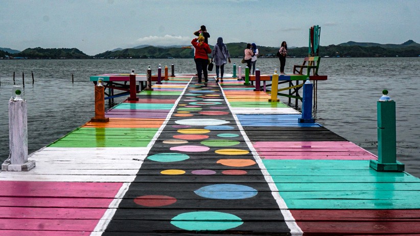 Wisata Kampung Warna Warni Tigarihit Danau Toba Sunset Indah Dan