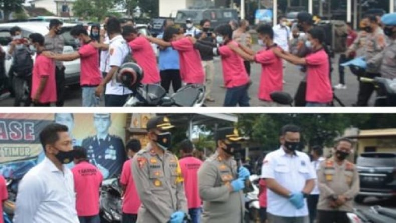 Polres Bengkulu Tangkap 19 Pelaku Curanmor Curat Dan Curas Dalam