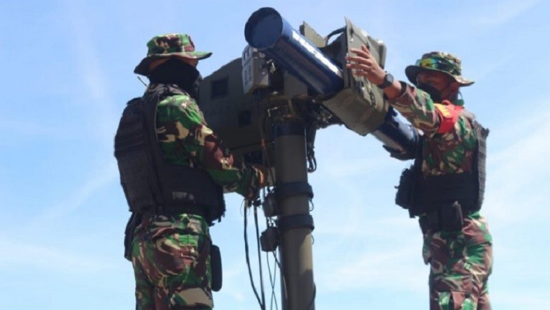 Pesawat Asing Hancur Ditembak Rudal Starstreak Jenis MMS TNI AD