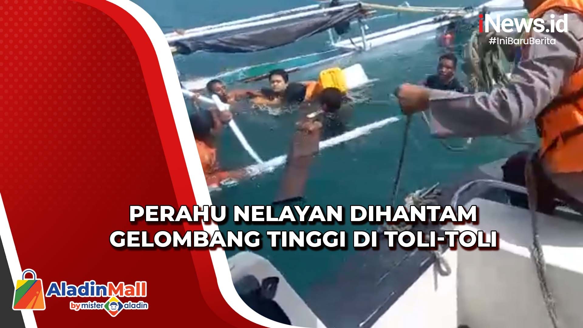 Dihantam Gelombang Kapal Muatan Semen Dan Besi Tenggelam Di Pelabuhan