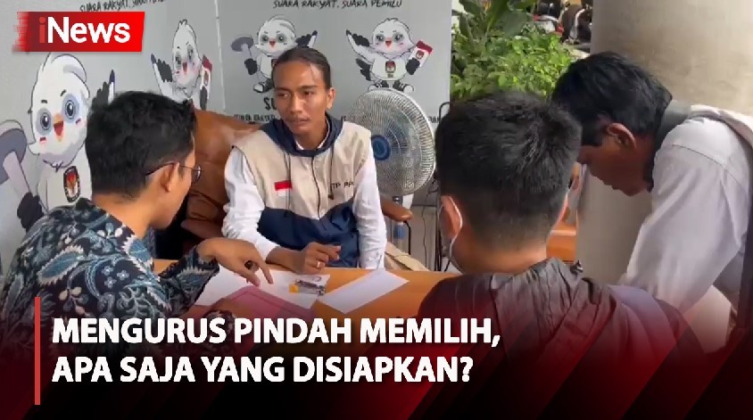 Ribuan Orang Mengurus Pindah Memilih Di KPU Kota Depok Jelang Pemilu