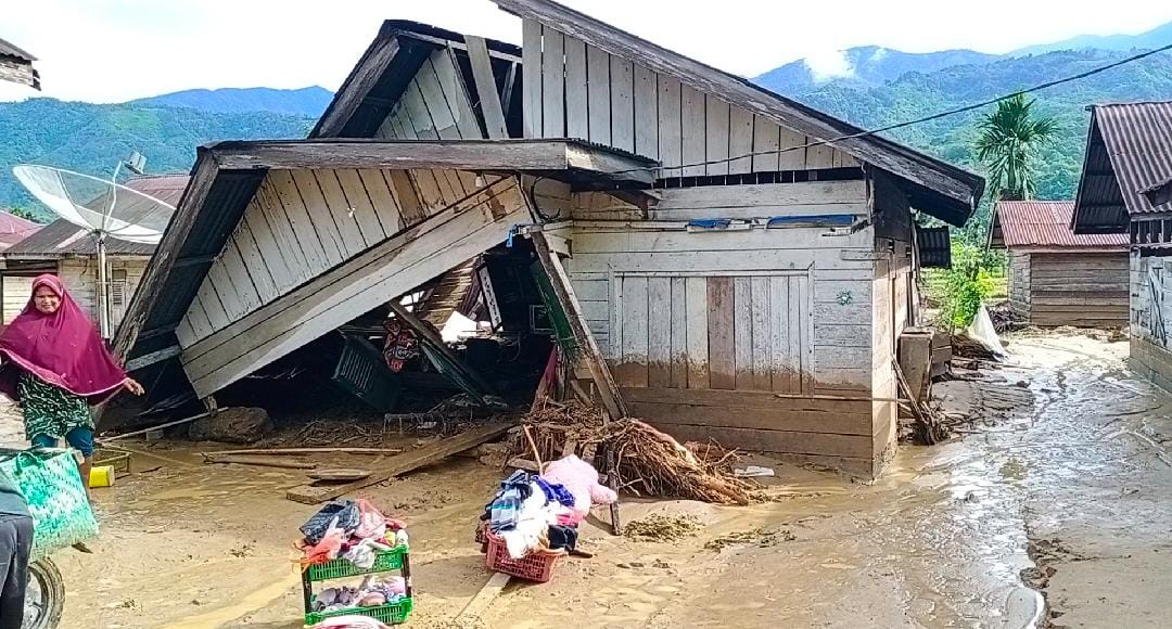 Ngeri Banjir Bandang Terjang Ratusan Rumah Warga Di Aceh Tenggara