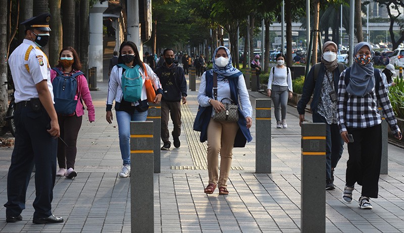 Jabodetabek PPKM Level 1 Kantor Boleh Berlakukan WFO 100 Persen