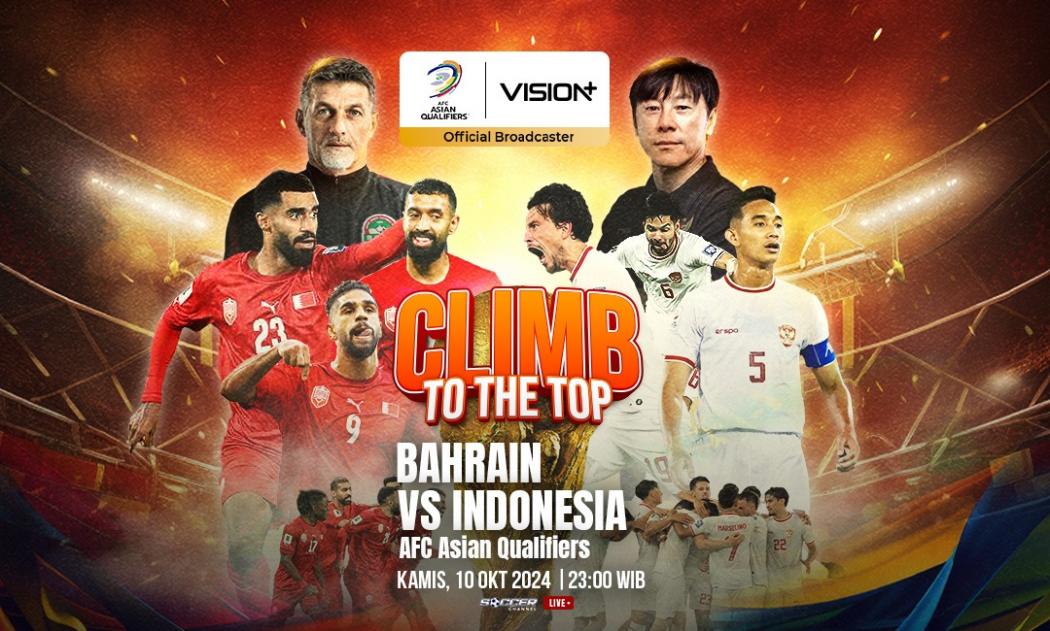 Link Live Streaming Timnas Indonesia Vs Bahrain Di Vision