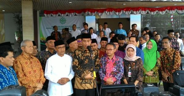 Diskusi 2 Jam Jokowi Bersama Pengurus Pusat Muhammadiyah Bahas Ini