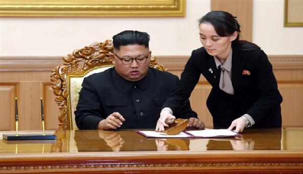 NIS Sebagian Kewenangan Kim Jong Un Diserahkan Ke Adik Perempuannya