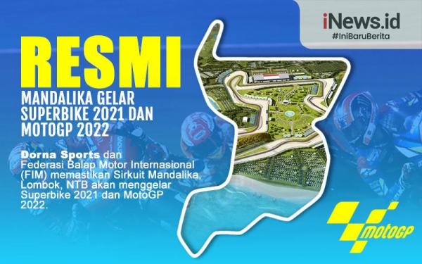 Infografis Sirkuit Mandalika Gelar Superbike Dan Motogp