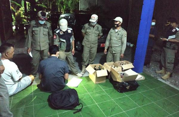 Sita Botol Satpol Pp Kulonprogo Bongkar Peredaran Miras Saat Ramadan