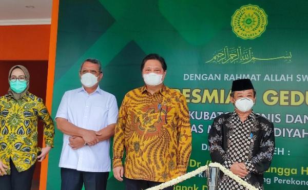 Menko Airlangga Harap Inkubasi Wirausaha UMKM UMJ Lahirkan Pelaku Usaha