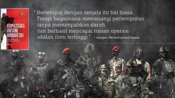 Danjen Kopassus Bicara Ilmu Paling Tinggi Dalam Perang Menang