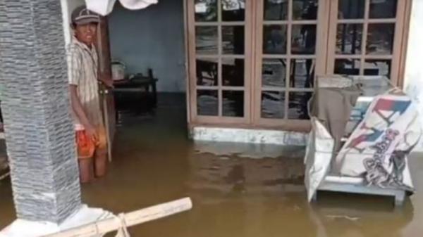 Banjir Rob Rendam Ratusan Rumah Di Pesisir Pantai Utara Brebes