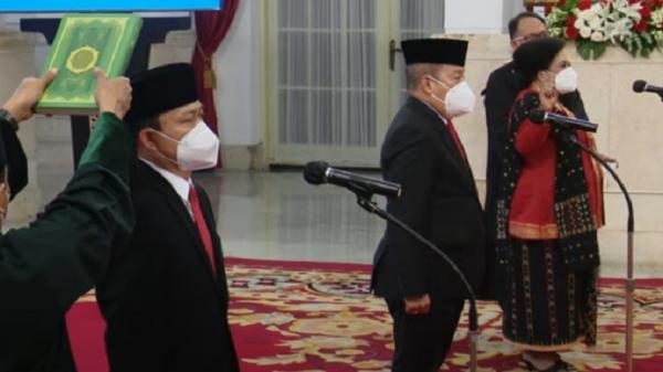 Jokowi Lantik Tiga Dubes Gubernur Lemhannas Letjen TNI Purn Agus