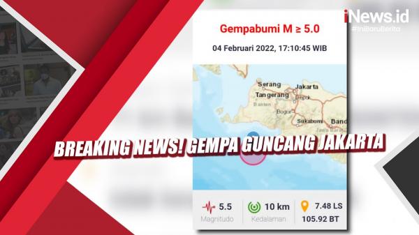 Video Breaking News Gempa Guncang Jakarta