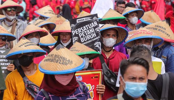 Ribuan Buruh Petani Demo Di Istana Negara Dan Dpr Hari Ini