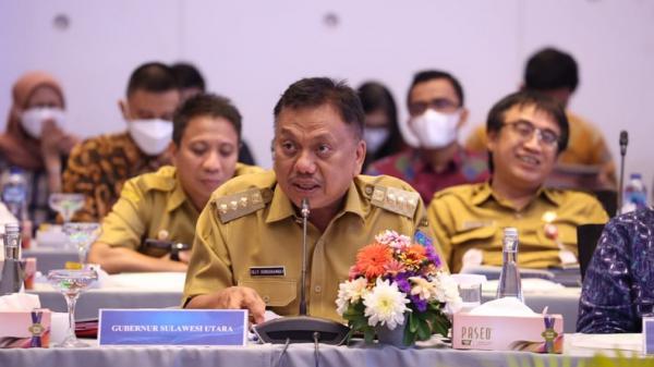 Gubernur Olly Optimistis Pertumbuhan Ekonomi Sulut Capai Persen Di