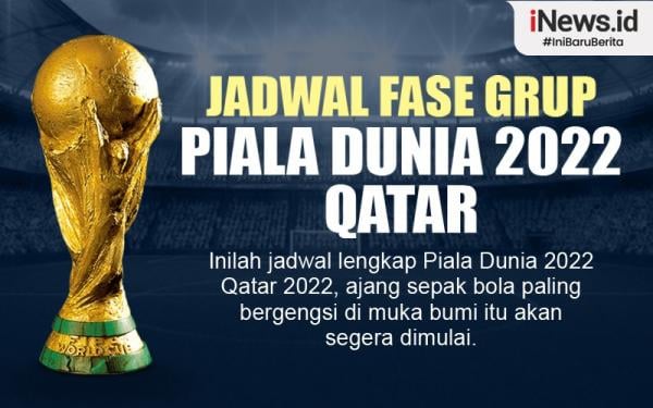 Infografis Jadwal Lengkap Fase Grup Piala Dunia Qatar