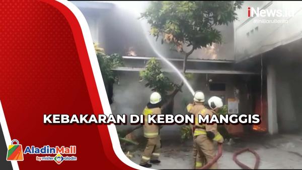 Empat Rumah Ludes Terbakar Di Kebon Manggis