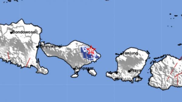 Gempa Magnitudo 3 5 Guncang Karangsem Bali