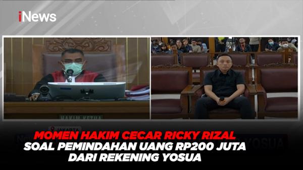 Momen Hakim Cecar Ricky Rizal Soal Pemindahan Uang Rp Juta Dari