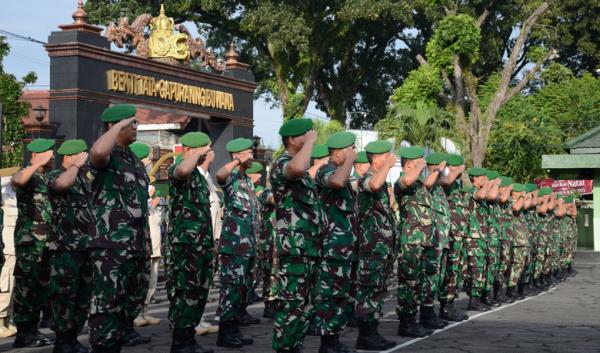 Tegas Korem Makutarama Larang Prajurit Berpolitik Praktis Di Tahun