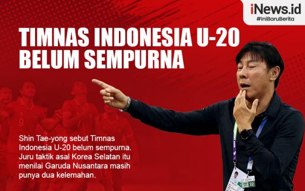 Infografis Shin Tae Yong Sebut Timnas Indonesia Belum Sempurna