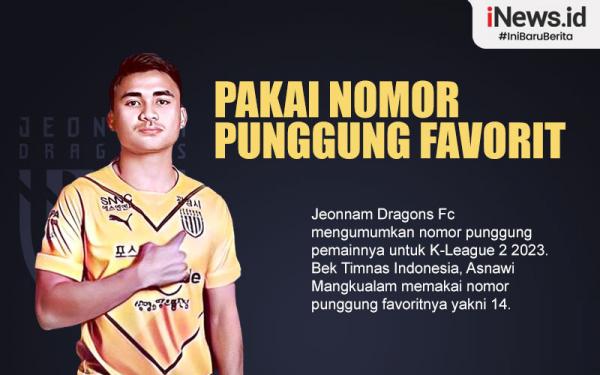 Infografis Asnawi Mangkualam Pakai Nomor Punggung Favorit Di Jeonnam