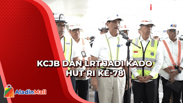 Luhut Sebut KCJB Dan LRT Akan Jadi Kado HUT RI Ke 78