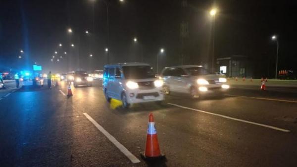 Jasa Marga Berlakukan Contraflow Di KM 36 70 Arah Cikampek Urai