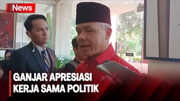 Partai Perindo Sambangi Markas PDIP Ganjar Pranowo Apresiasi Kerja