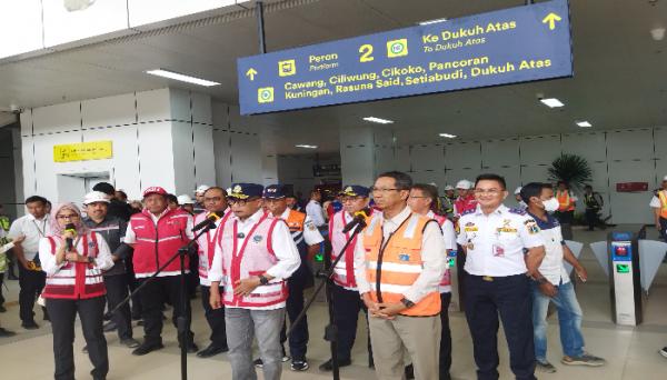 Menhub Uji Coba Lrt Jabodebek Dari Dukuh Atas Jati Mulya Waktu Tempuh