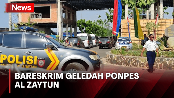 Buntut Penetapan Tersangka Panji Gumilang Bareskrim Geledah Ponpes Al