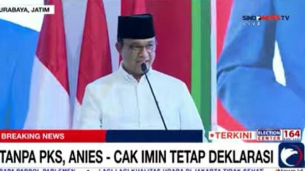 Anies Perkenalkan Cak Imin Anggota Baru Koalisi Perubahan