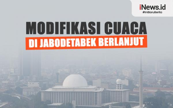 Infografis Modifikasi Cuaca Di Jabodetabek Berlanjut Hingga September