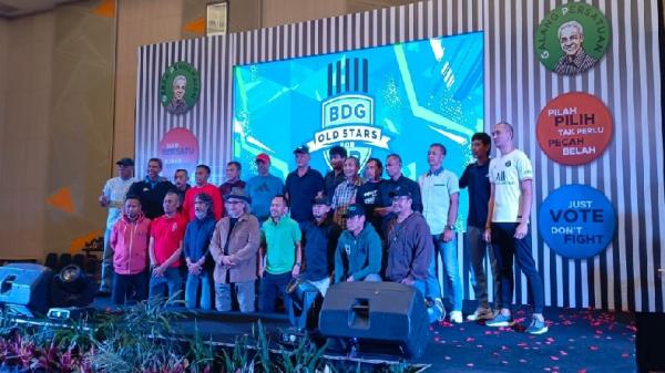 Bandung Old Star Mantan Pemain Persib Deklarasi Dukung Ganjar Pranowo