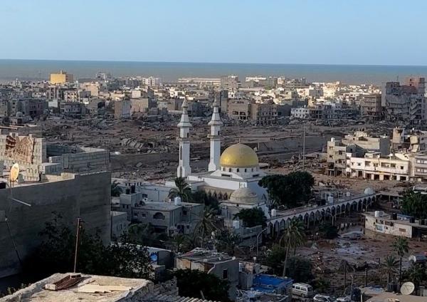 Masjid Di Libya Tetap Berdiri Kokoh Dikelilingi Puing Puing Usai