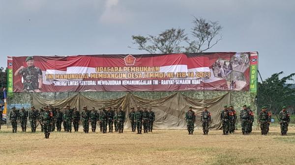 Wujud Kemanunggalan Tni Rakyat Tmmd Ke Kodim Cianjur Dibuka