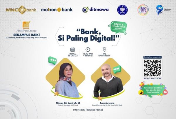 MNC Bank Bersinergi Dengan IPB University Gelar Literasi Keuangan