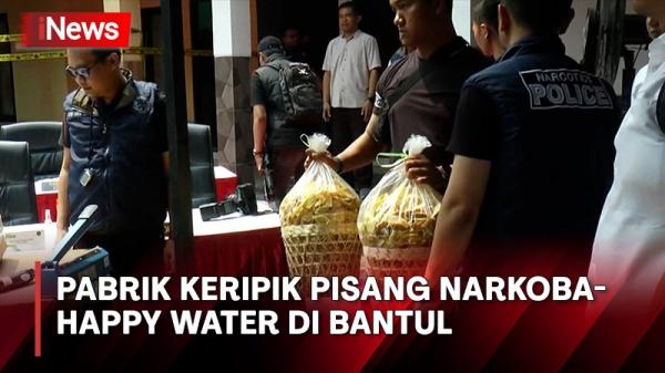 Pabrik Keripik Pisang Narkoba Happy Water Dibongkar Bareskrim Di Bantul