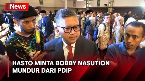 Bahas Etika Politik Hasto Minta Bobby Nasution Mundur Dari PDIP