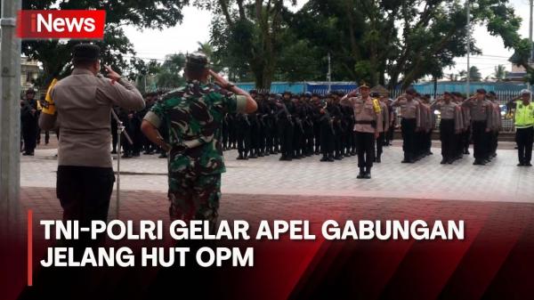 Antisipasi Gangguan Keamanan TNI Polri Gelar Apel Gabungan Jelang HUT OPM