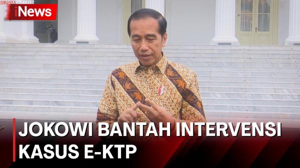 Jokowi Bantah Intervensi Kasus E Ktp Yang Menjerat Setya Novanto