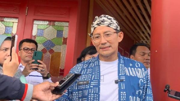 Libur Nataru Menparekraf Sandiaga Uno Imbau Masyarakat Gunakan