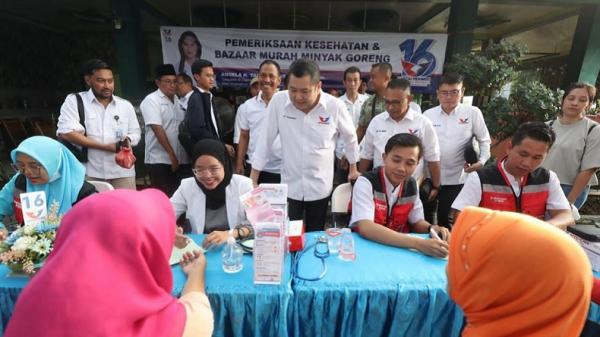 Peduli Rakyat Kecil Partai Perindo Gelar Bakti Sosial Cek Kesehatan