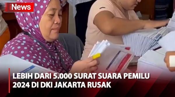 Lebih Dari Surat Suara Di Dki Jakarta Rusak Paling Banyak Surat