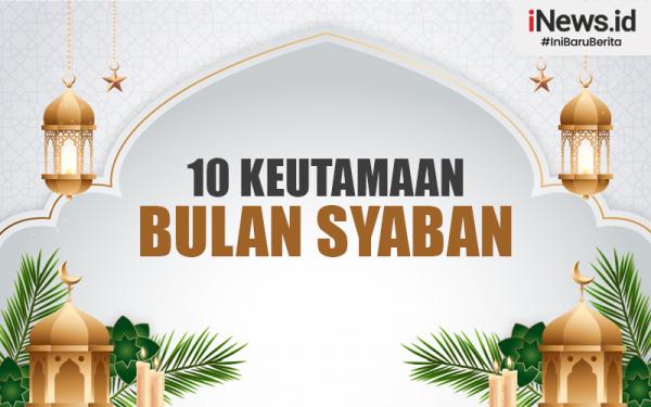 Infografis Sepuluh Keutamaan Bulan Syaban