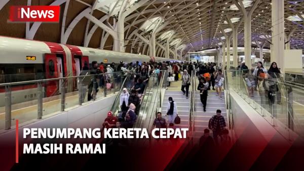 Puncak Arus Balik Penumpang Kereta Cepat Diperkirakan Mencapai Lebih