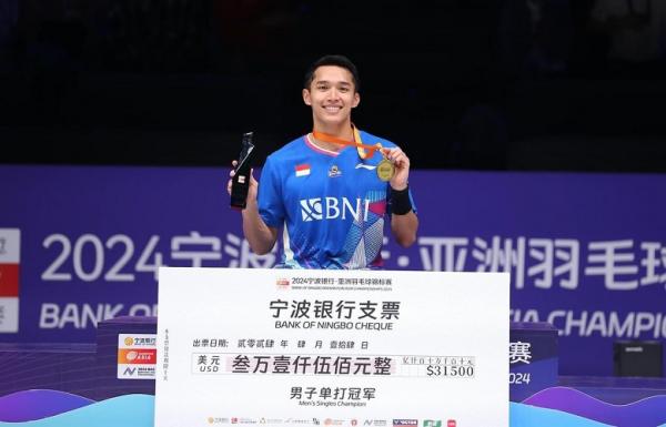 Update Ranking Bwf Usai Bac Jonatan Christie Gusur Anthony Ginting