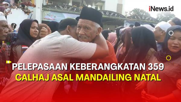 Suasana Haru Iringi Pelepasan Keberangkatan Jemaah Calon Haji Asal