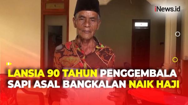 Sosok Muhtaram Lansia 90 Tahun Penggembala Sapi Asal Bangkalan Yang